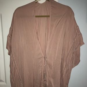 H&M blush poncho